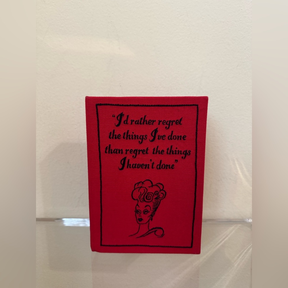 Olympia Le-Tan Lucille Ball Quote Clutch Bag Powerful Women Limited Edition Red